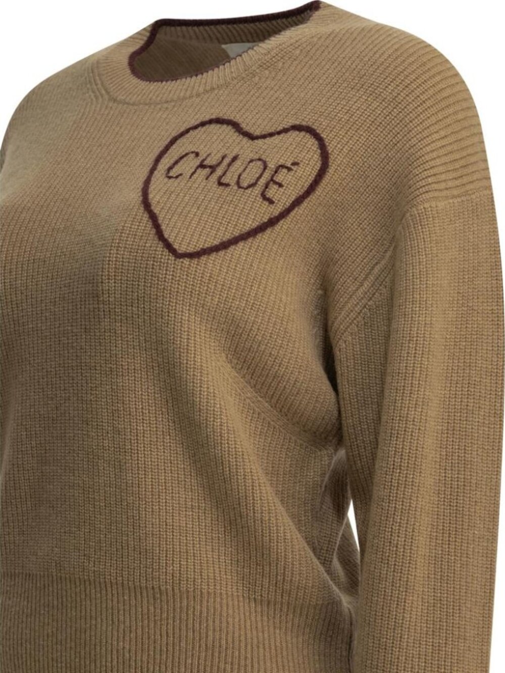 Chloé Crew-Neck Sweater Made Of Wool And Cashmere Tag Size S Women